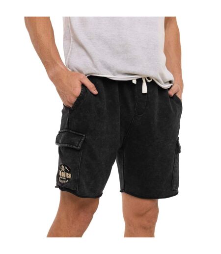 Bermuda cargo homme en french terry acid wash Vlad Vondutch
