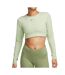 T-Shirt vert femme nike crop - l-1