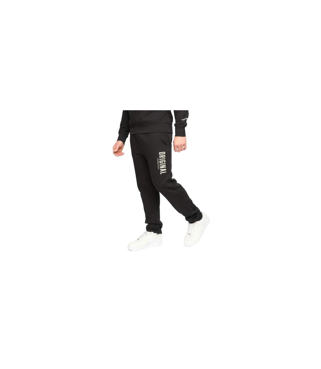 Mens Kensby Joggers Black Crosshatch-1