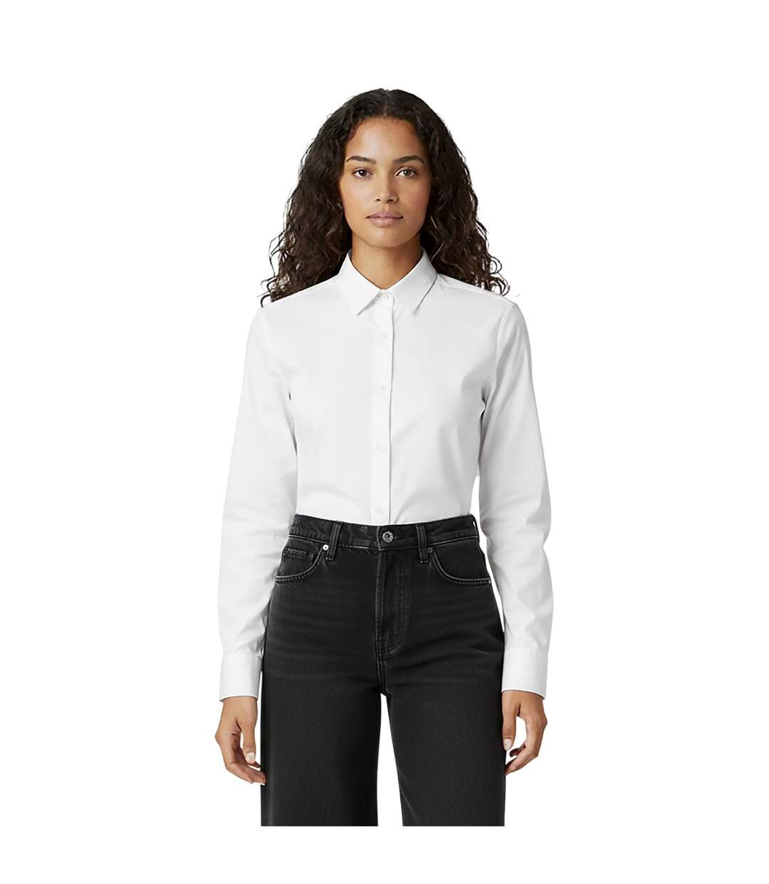Womens/ladies Gisy Out Long-sleeved Shirt White Diesel-4