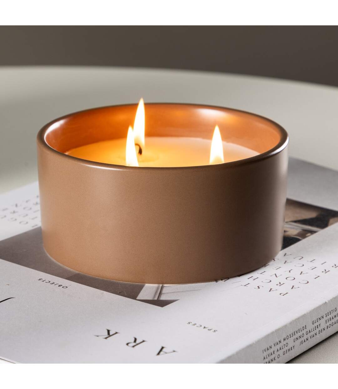 Bougie Parfumée Fraîcheur Marine Douglas 750g Marron-5