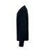 Henbury Mens 12 Gauge Fine Knit V-Neck Jumper / Sweatshirt (Black) - UTRW659
