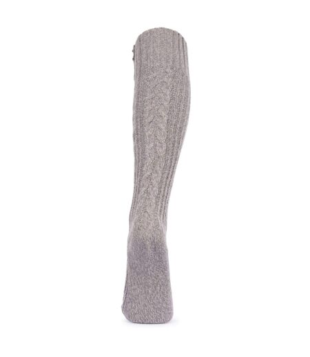 Chaussettes Hauteur Genoux Temperley Adulte Gris Orage Chiné Trespass