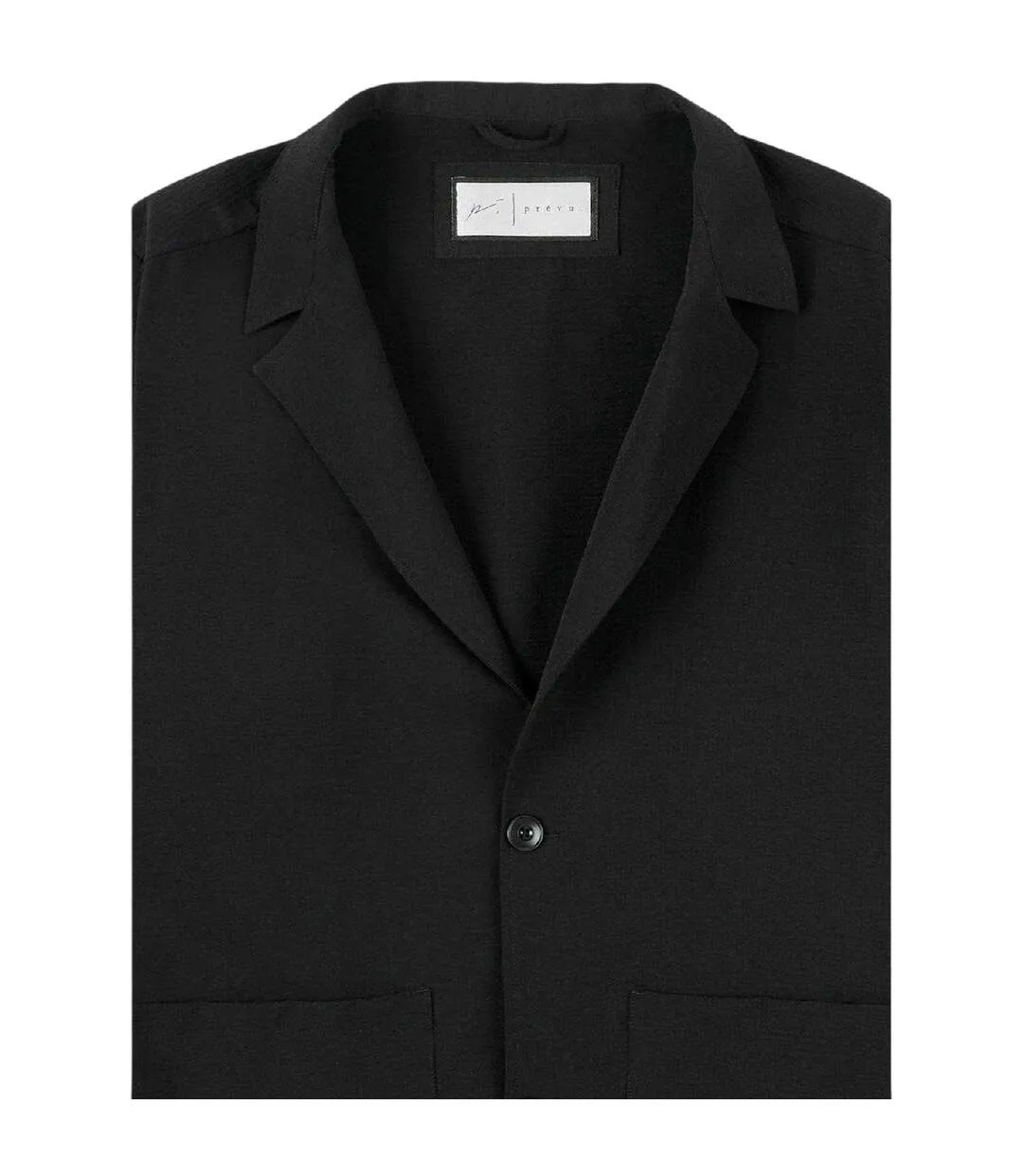 Mens Fairfax Seersucker Lightweight Tailored Blazer Black Prevu-3