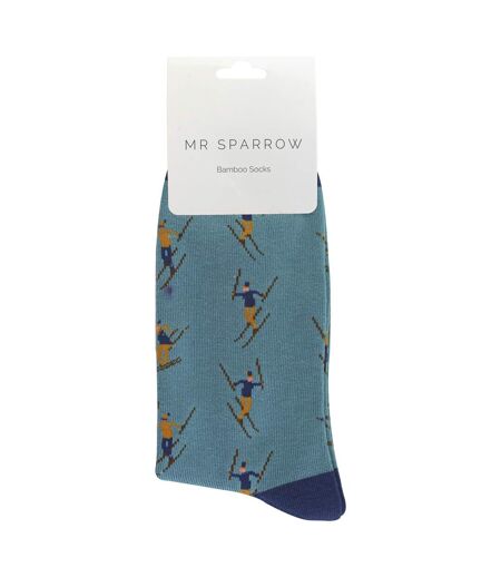 Mens Novelty Skiing Socks Soft Comfortable Bamboo Socks