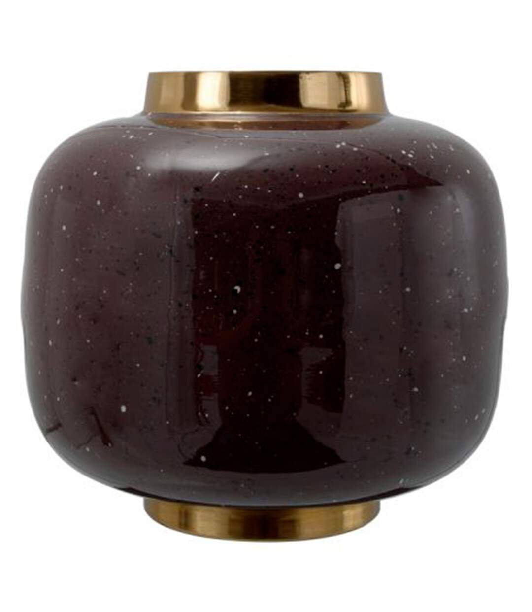 Vase Rond Design Typo 20m Marron-1