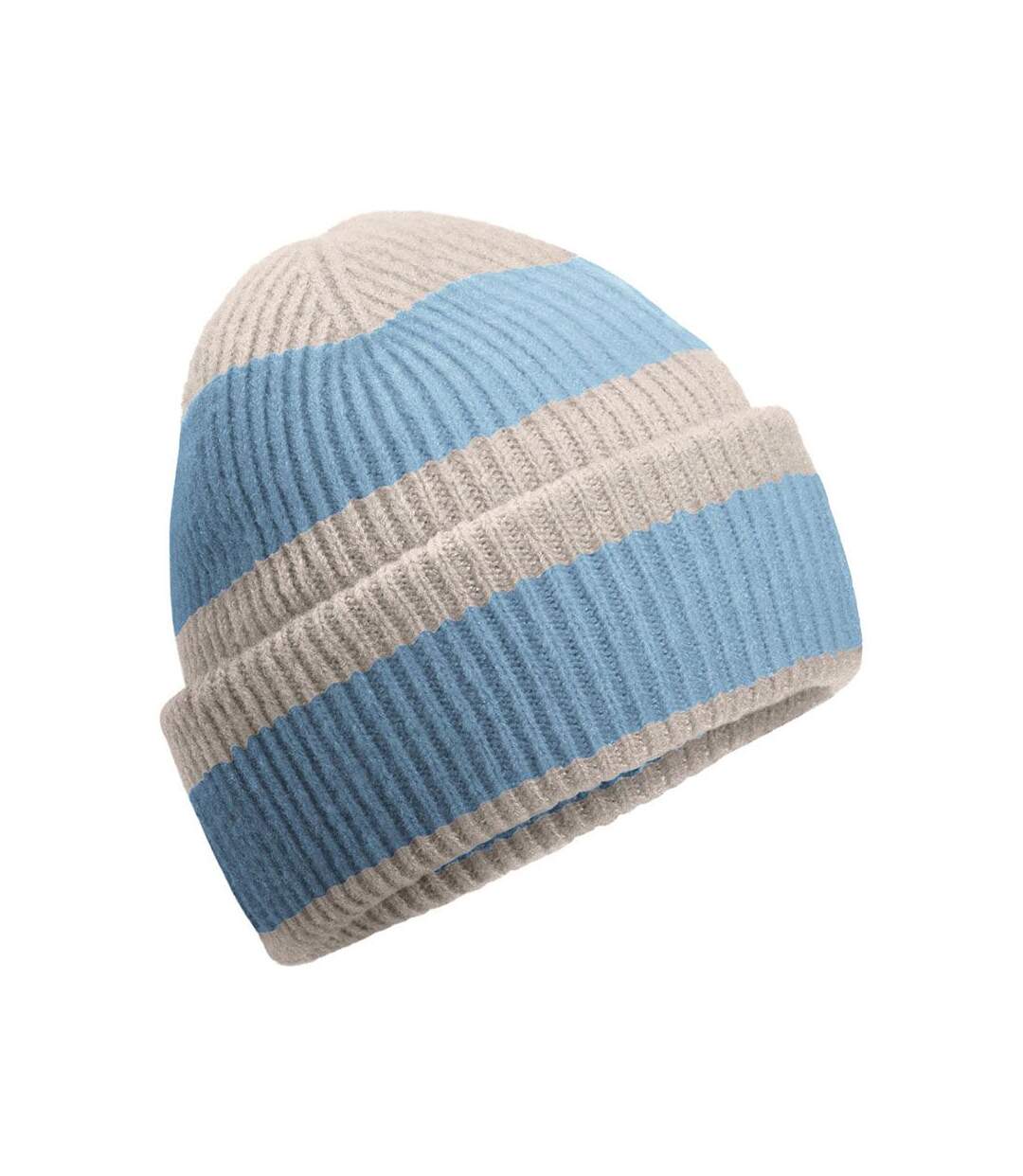 Bonnet Blanc Cassé Vieux Bleu Beechfield-2