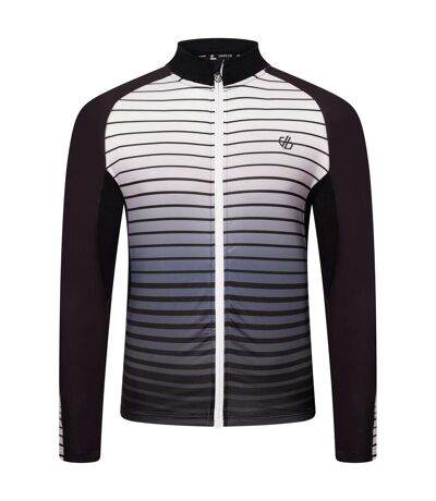 Dare 2B Mens AEP Virtuous Underlined Long-Sleeved Cycling Jersey (Black) - UTRG7023