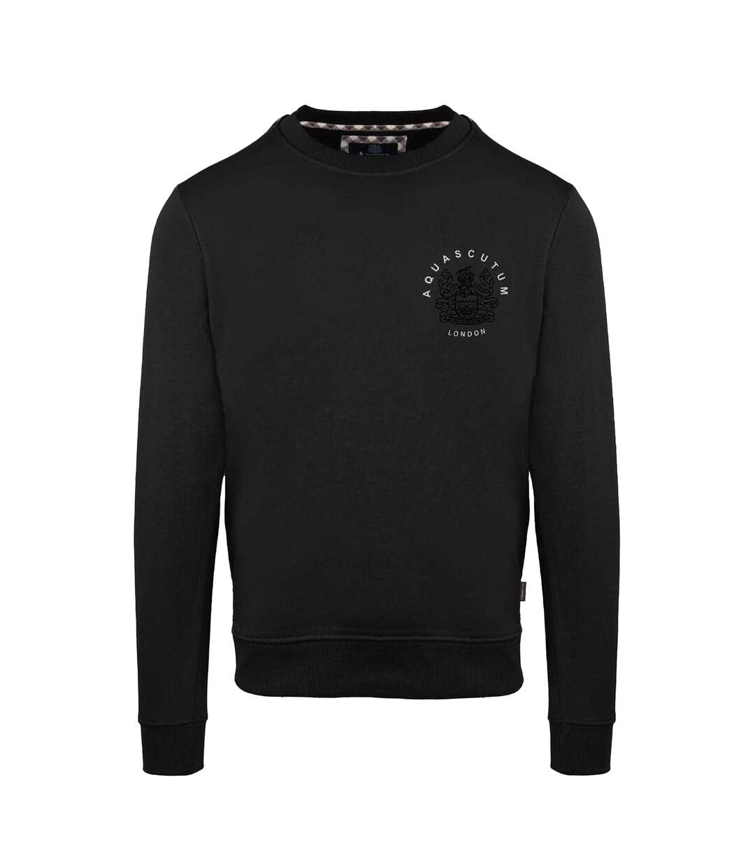 Sweat Manches Longues Homme Noir Aquascutum-1