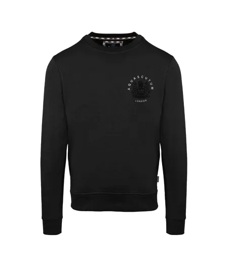 Sweat Manches Longues Homme Noir Aquascutum