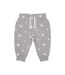 Pantalon De Jogging Motif/style Étoiles Bébé Gris Chiné Blanc Larkwood-1