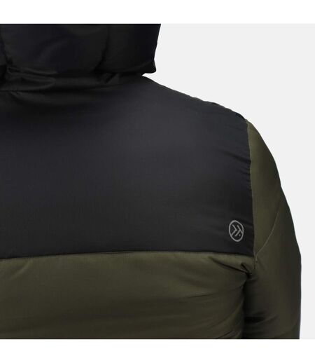 Regatta Mens Regime Insulated Padded Jacket (Dark Khaki/Black) - UTRG6505