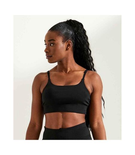 Brassière De Sport Just Cool Femme Noir Vif Awdis