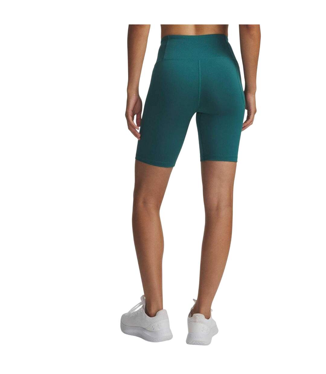 Womens/ladies Motion Performance High Waist Shorts Green Under Armour-3