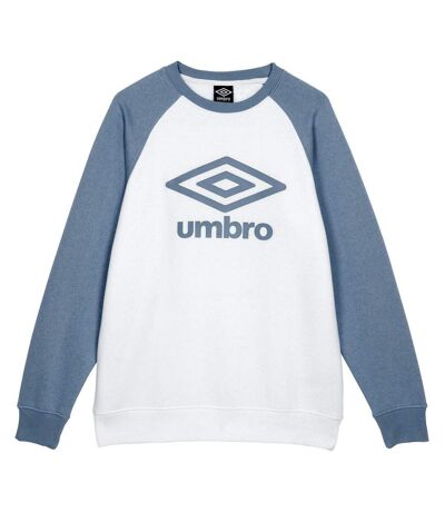 Umbro - Sweat CORE - Homme (Blanc / Bleu pastel foncé) - UTUO1330