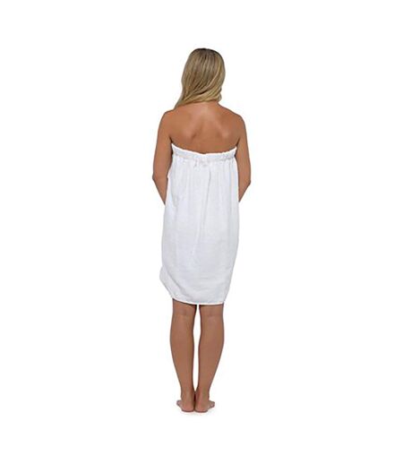 Enveloppe de serviette de bain spa en tissu éponge 100 % coton pour dames