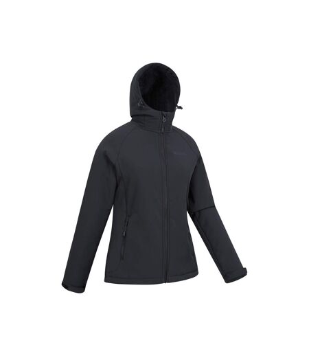 Veste softshell arctic femme noir vif Mountain Warehouse