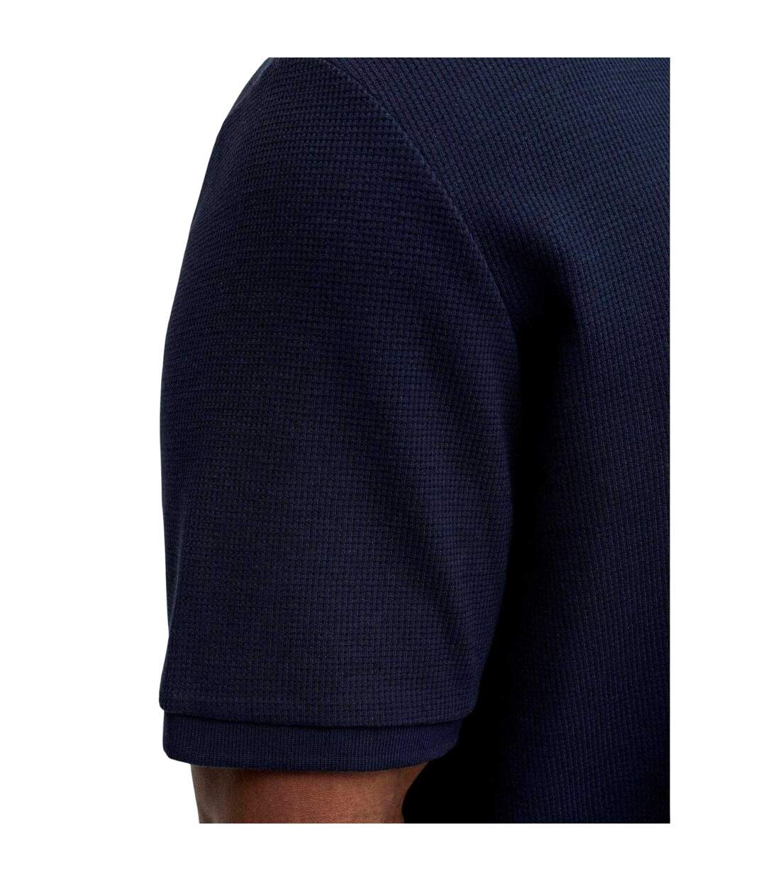 Polo Manches Courtes Austin Homme Bleu Marine Foncé Jack And Jones-4
