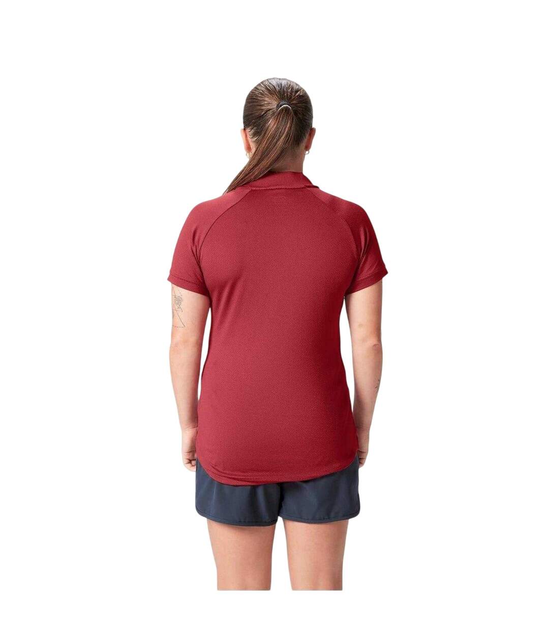 Polo Motif/style British & Irish Lions Femme Rouge Écarlate Canterbury-3