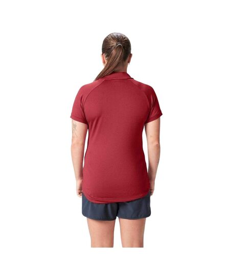 Polo Motif/style British & Irish Lions Femme Rouge Écarlate Canterbury