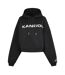 Womens/ladies Logo Hoodie Black Kangol-1