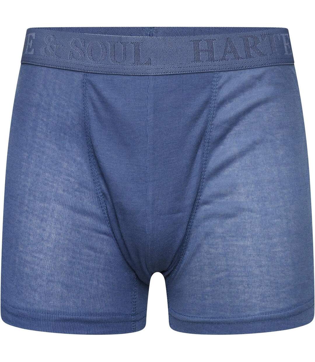 Pack Of 12  Mens Plain Bamboo Boxer Shorts  Multicoloured Harte & Soul-3