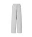 Womens/ladies Polyester Blend Wide Leg Sweatpants Ice Marl Slazenger-1