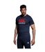 Mens Logo Cotton Blend T-shirt Navy Canterbury-1