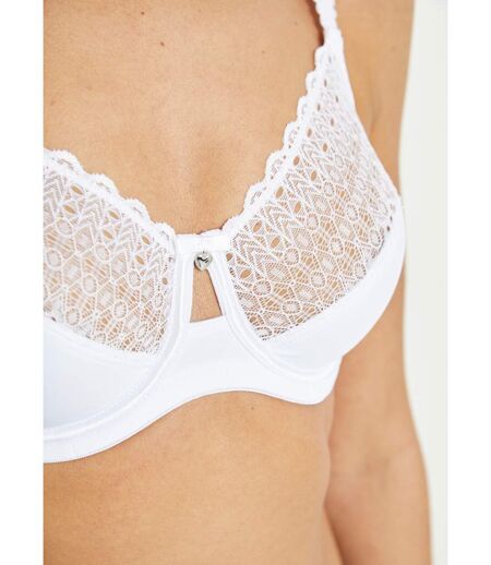 Soutien-gorge dentelle et microfibre
