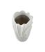Vase Déco en Résine Gardy 48cm Blanc-2