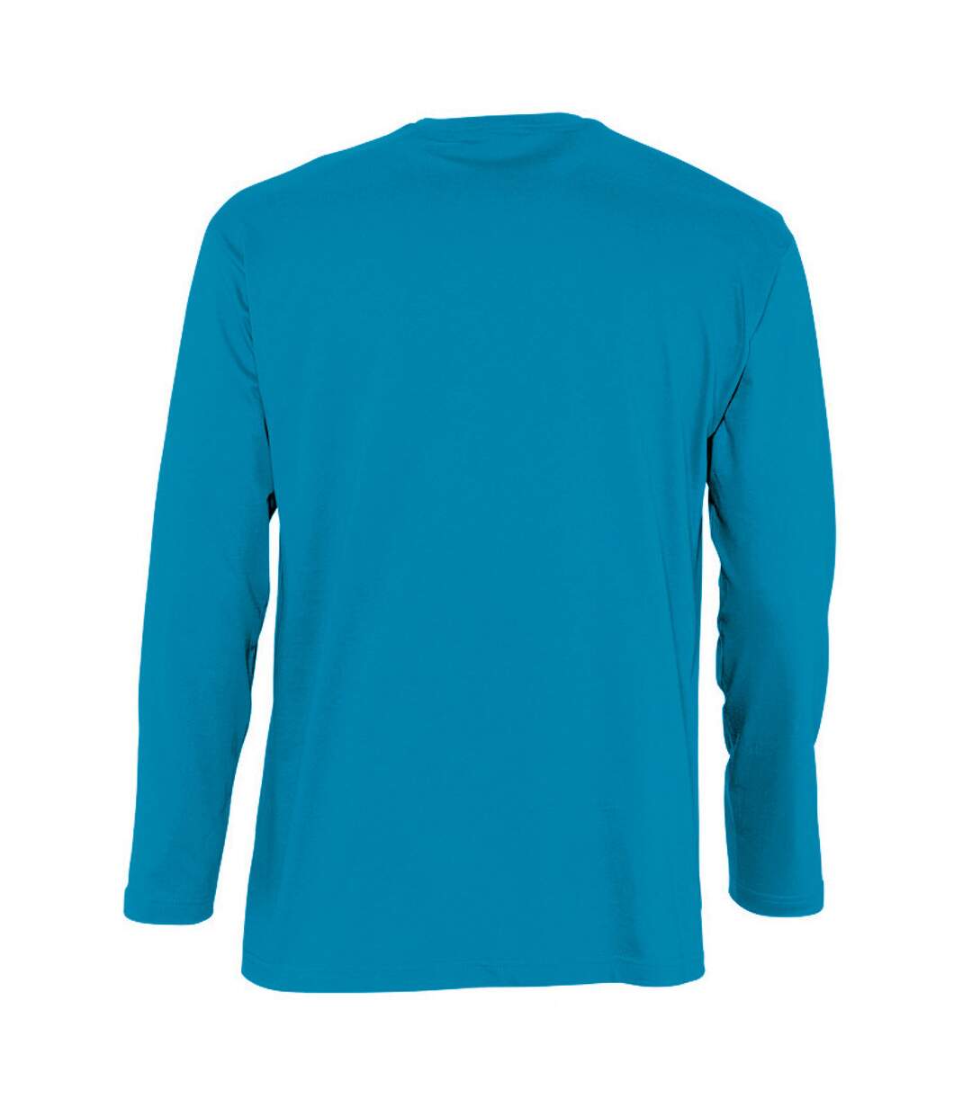 Monarch t-shirt à manches longues homme bleu aqua SOLS