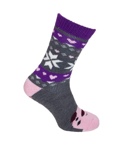 Ladies/Womens Slipper Gripper Socks (Pig) - UTUT612