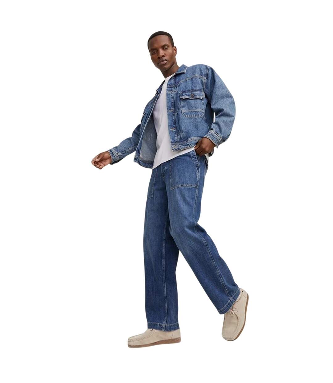 Jean Motif/style Charpentier Homme Bleu Jack And Jones-3