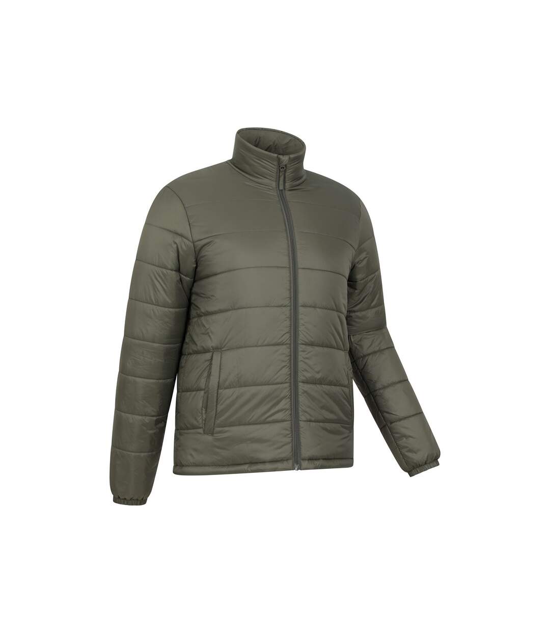 Mens Essentials Lightweight Padded Jacket Khaki Mountain Warehouse-4