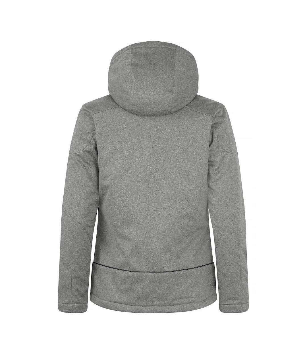 Womens/ladies Grayland Padded Jacket Anthracite Melange Clique-2
