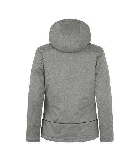 Womens/ladies Grayland Padded Jacket Anthracite Melange Clique