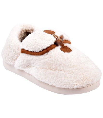 PANTOUFLE Femme Chausson COCOONING MD8697 ECRU