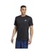 T-shirt Entraînement Essentials Homme Noir Blanc Adidas-1