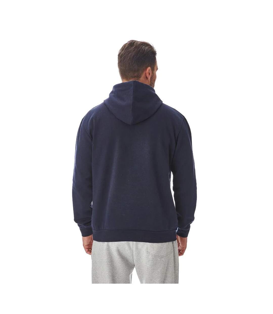 Sweat à capuche homme bleu marine Iron Mountain-3