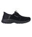 Womens/ladies Sunapee Rugged Leather Boots Black Skechers-1