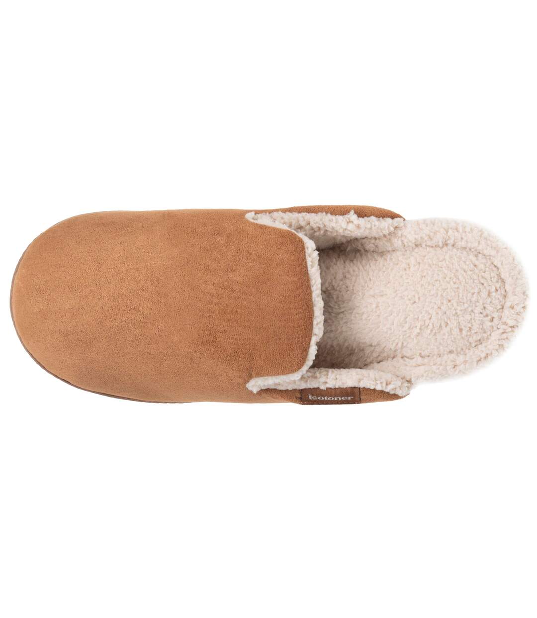 Isotoner Chaussons Mules homme ultra confortables, en suédine, semelle crantée-2