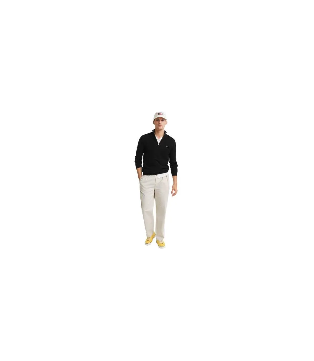 Polaire Homme Noir Gant-1