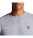 Sweat À Col Ras-du-cou Motif/style Logo Ordinate Homme Gris Lyle & Scott-4