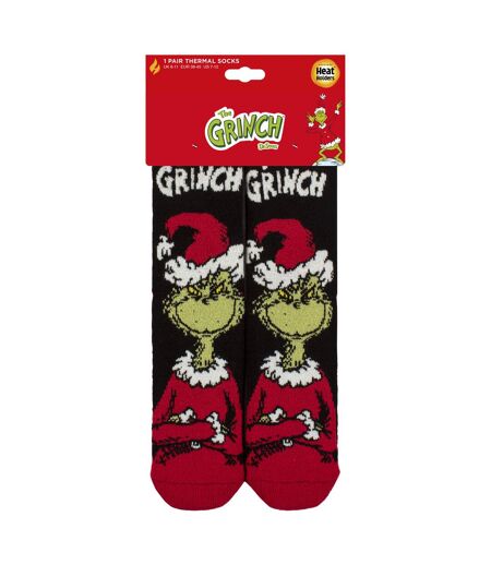 Mens Thermal Grinch Patterned Christmas Socks