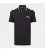 Mens Paddy Pro Cotton Pique Polo Shirt Dark Blue Boss-1
