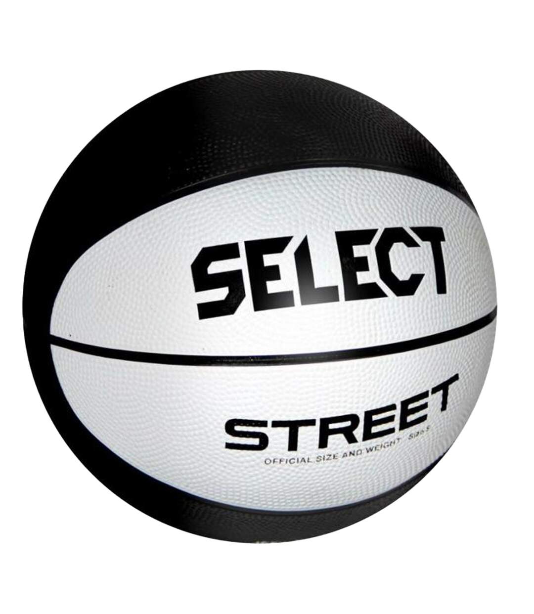 Ballon De Basket Street Taille 6 Blanc Noir Select-2