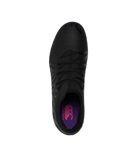 Chaussures de rugby pour terrain mou speed infinite team adulte noir / violet Canterbury