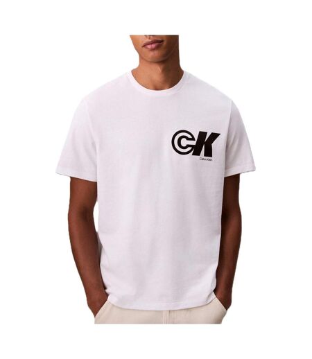 T-Shirt blanc homme calvin klein jeans 20s ck sport