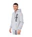 Mens Mono Hybrid Hoodie Grey Marl Mercier-1