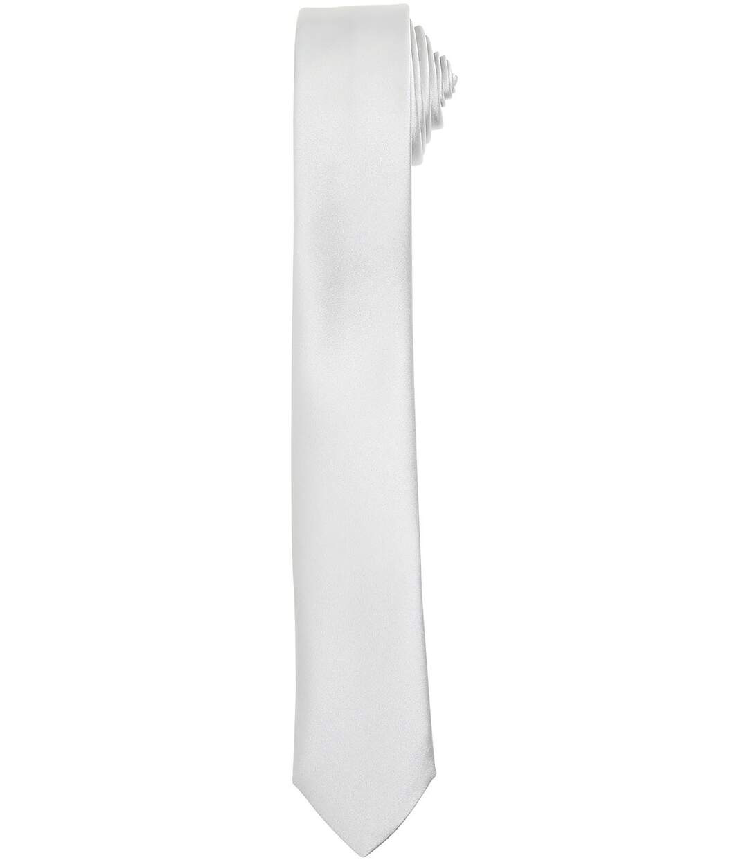 Cravate fine - PR793 - gris silver-2